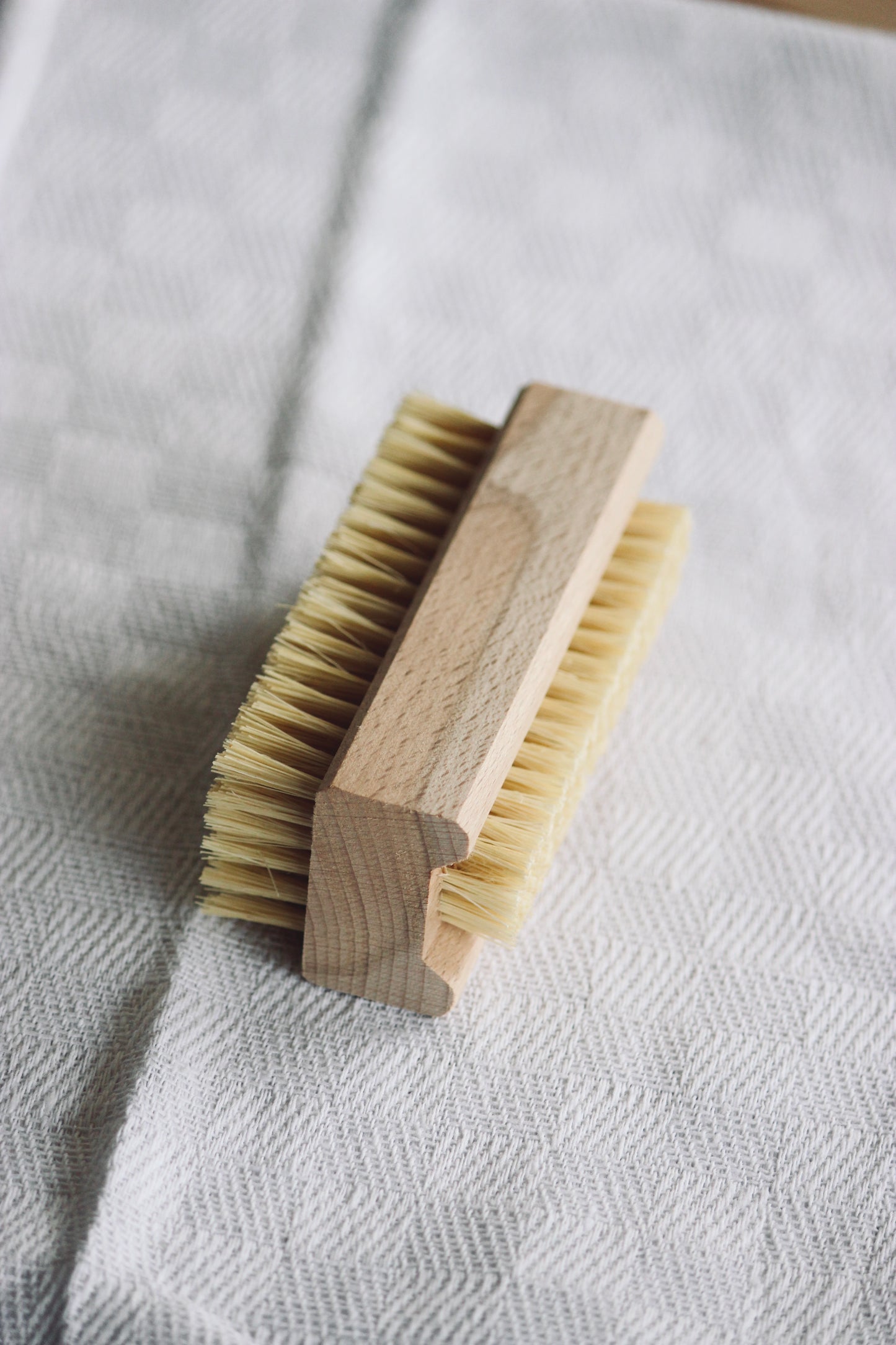 Natural Wooden Nail Brush by Redecker