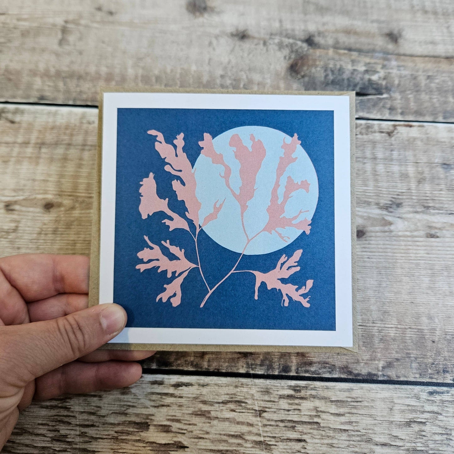 Seaweed - Single Square Greetings Card