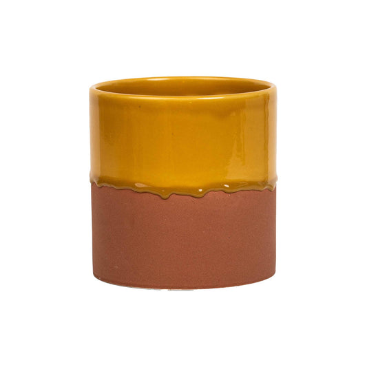 Drip Ceramic Planter Large - Honey T by YOD&CO