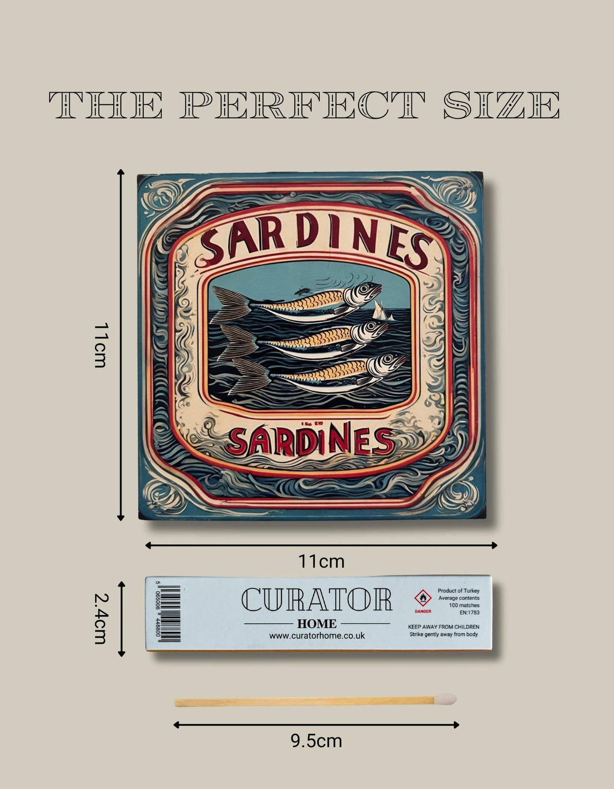 Luxury Gift Long Safety Matches | Sardines