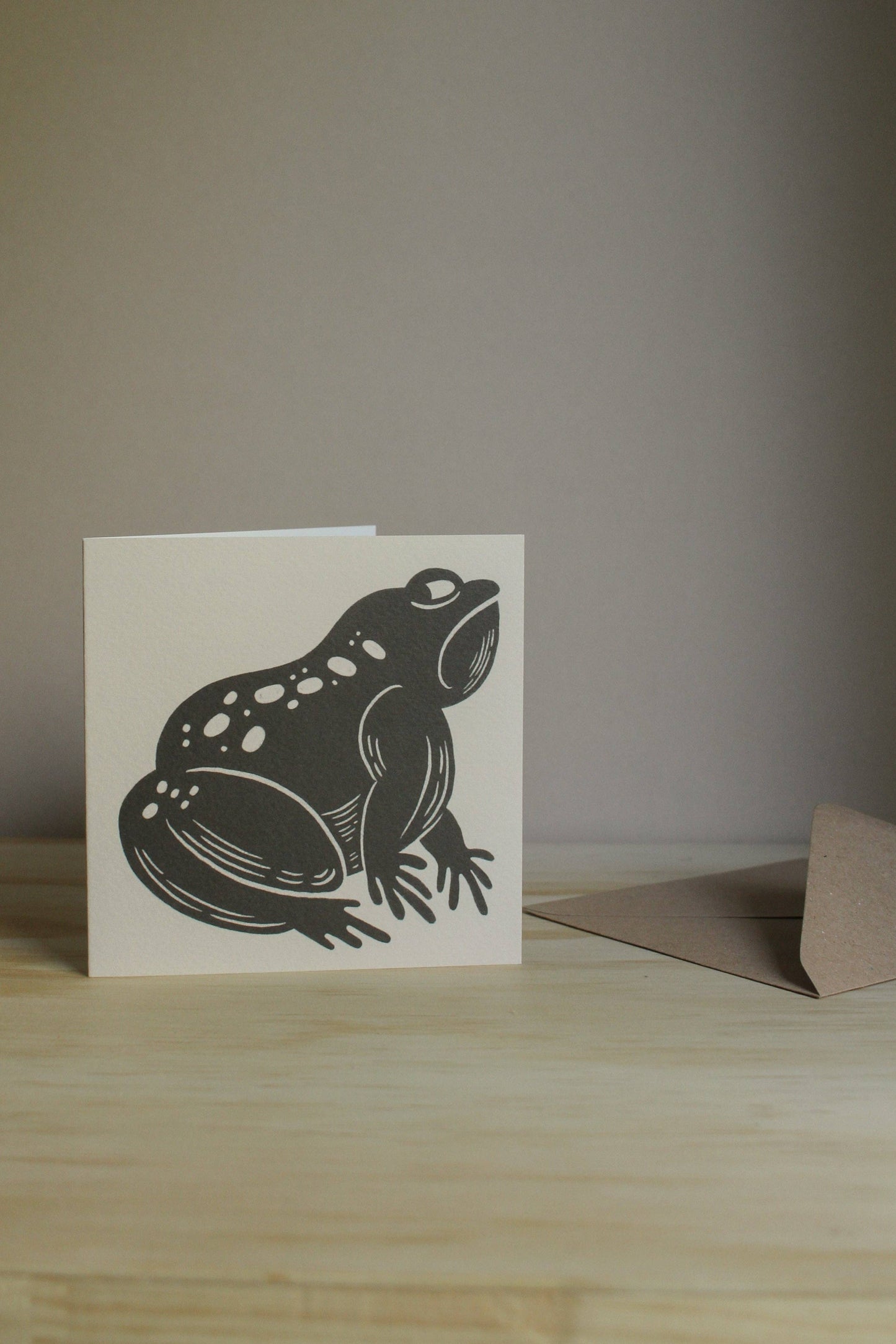 'The Grumpy Frog' Animal Card