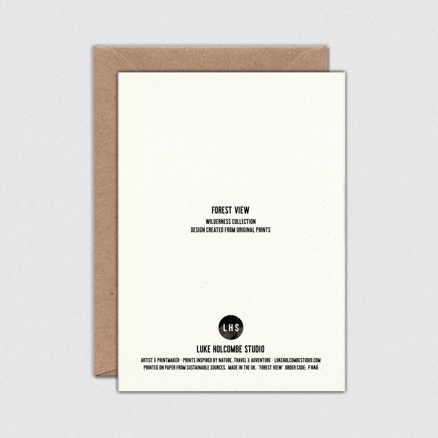 Forest View Individual Card by Luke Holcombe