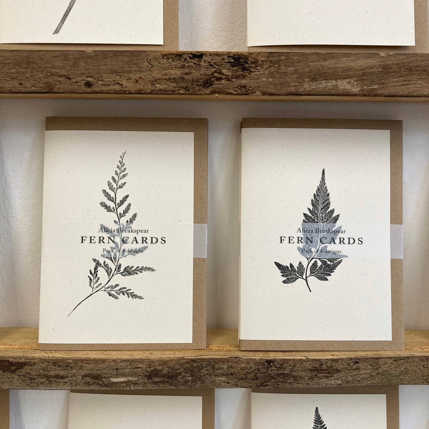 Fern Greeting Cards Pack of 4 Designs 