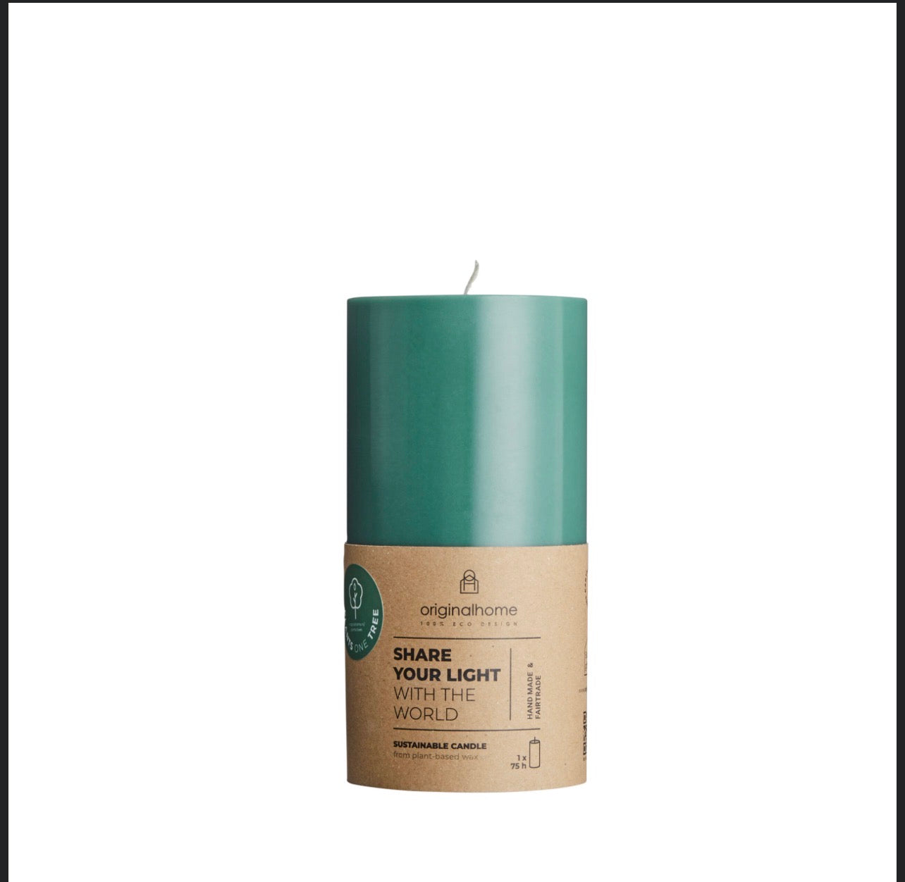 Plant-Based Pillar Candle