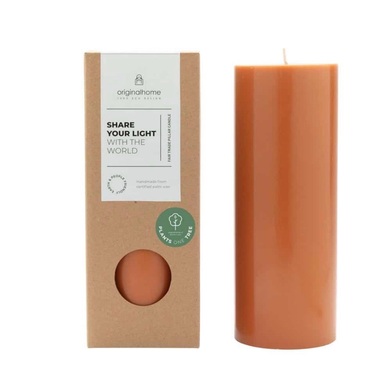 Plant-Based Pillar Candle