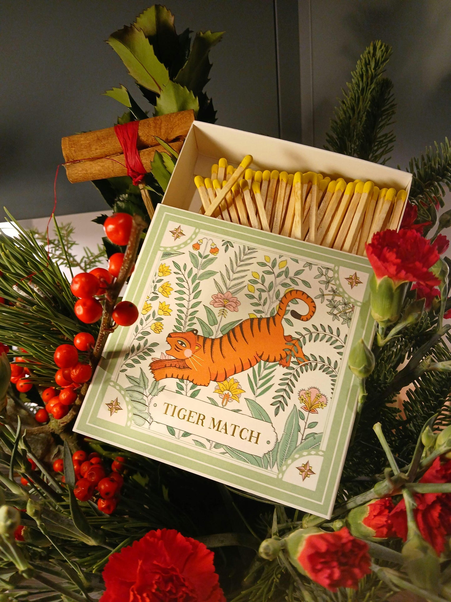 Green Tiger Matches - by Archivist x Ariane Butto