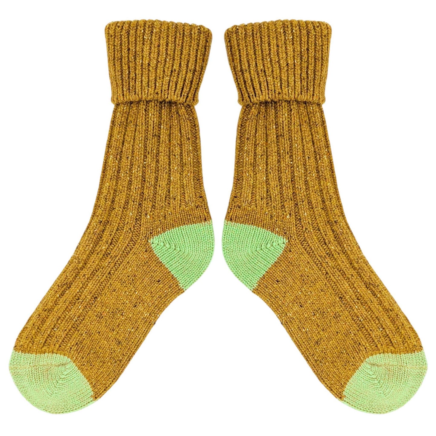 Unisex Recycled Silk Blend Ribbed Socks