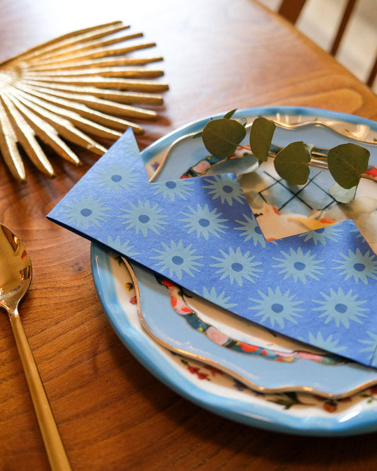 Blue Paper Crowns