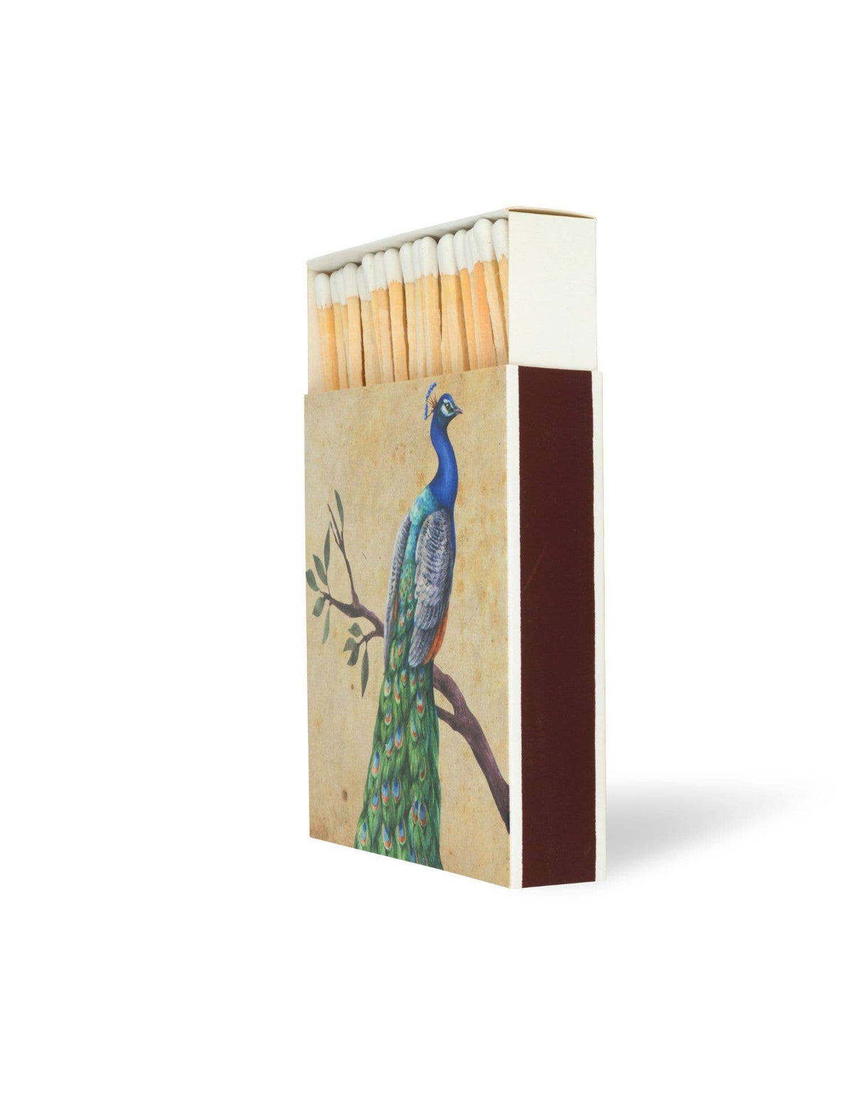 Luxury Gift Long Safety Matches | Peacock