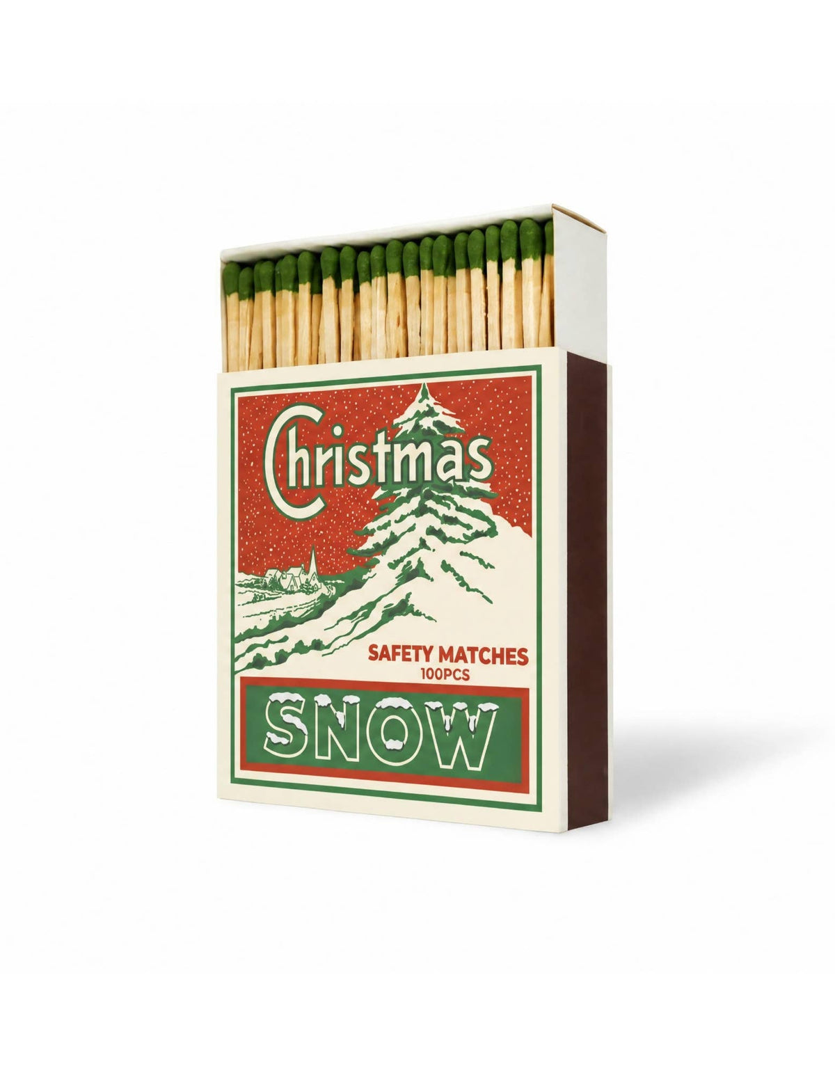 Luxury Gift Long Safety Matches | Christmas Snow