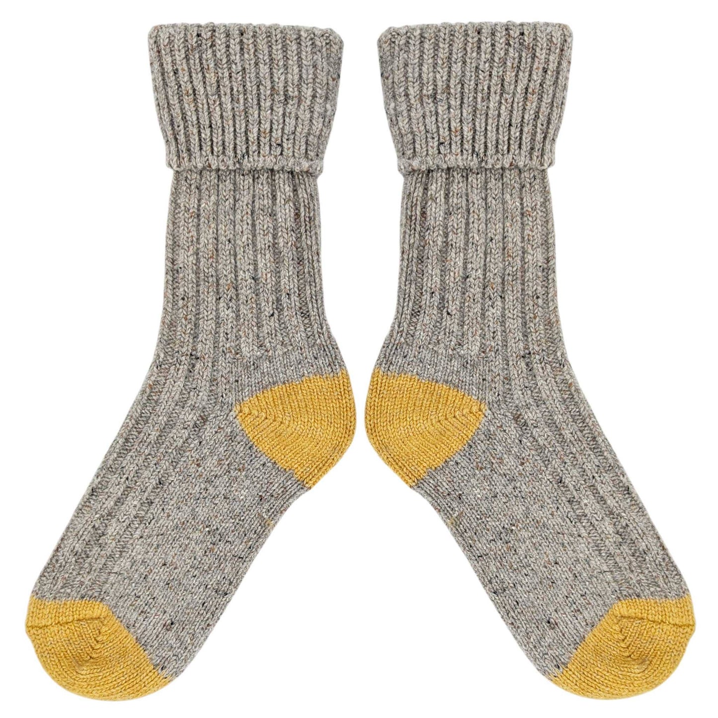 Unisex Recycled Silk Blend Ribbed Socks