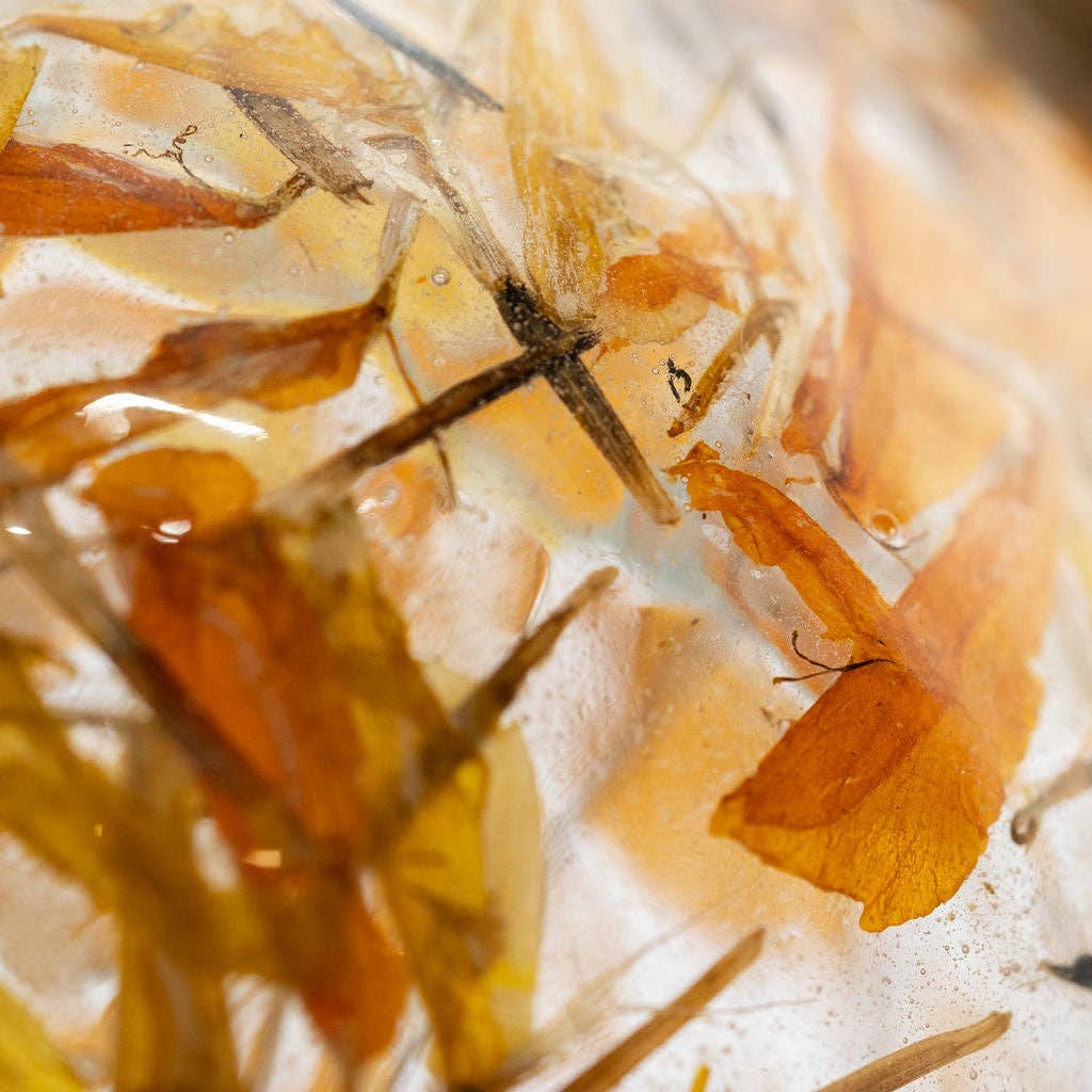 Amber Botanical Bauble