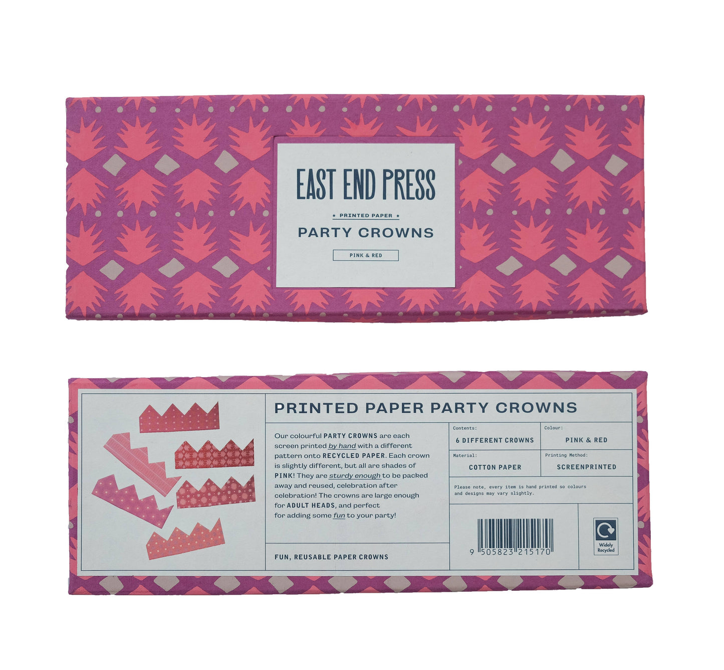 Pink Paper Crowns
