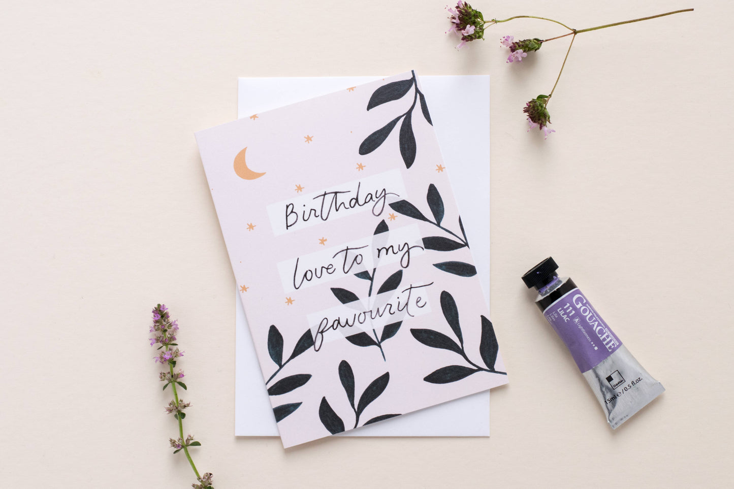 Birthday Love Pink Greeting Card