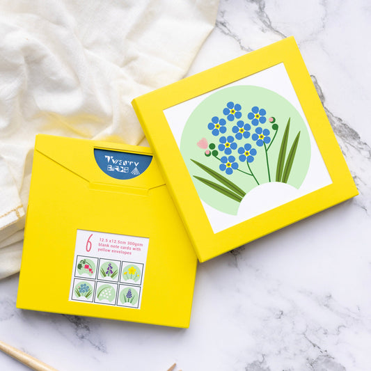 Mid Spring Flowers - Pack of 6 Cards