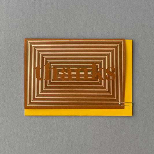 Thank You Greeting Card