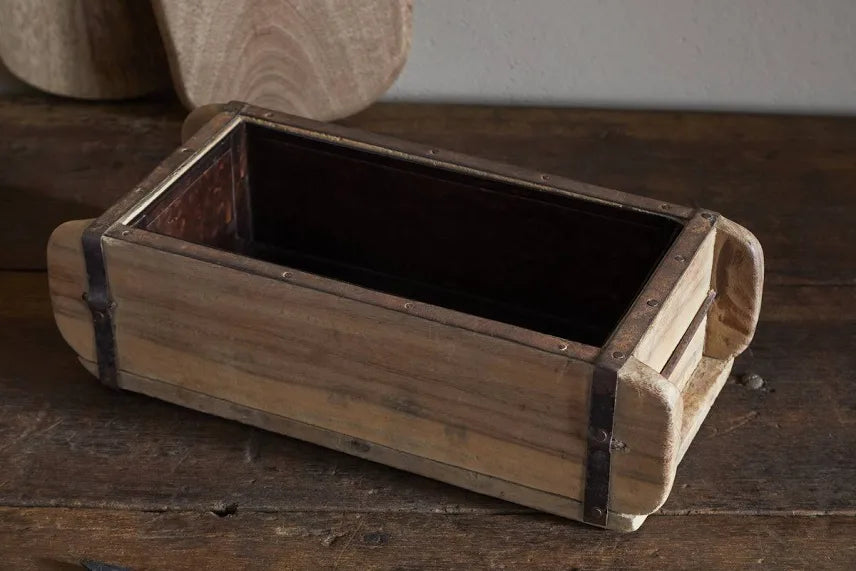 Nkuku Dudha Reclaimed Brick Box - Natural | The Country Crib