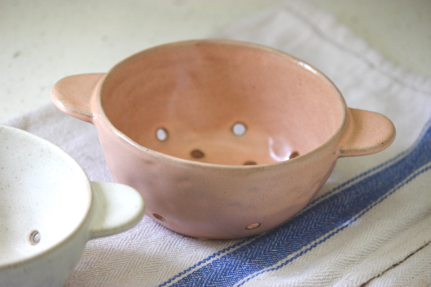 Ceramic Berry Bowl - Pink
