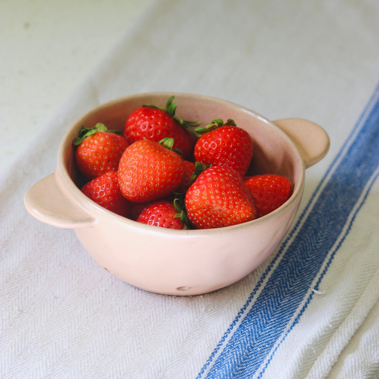 Ceramic Berry Bowl - Pink