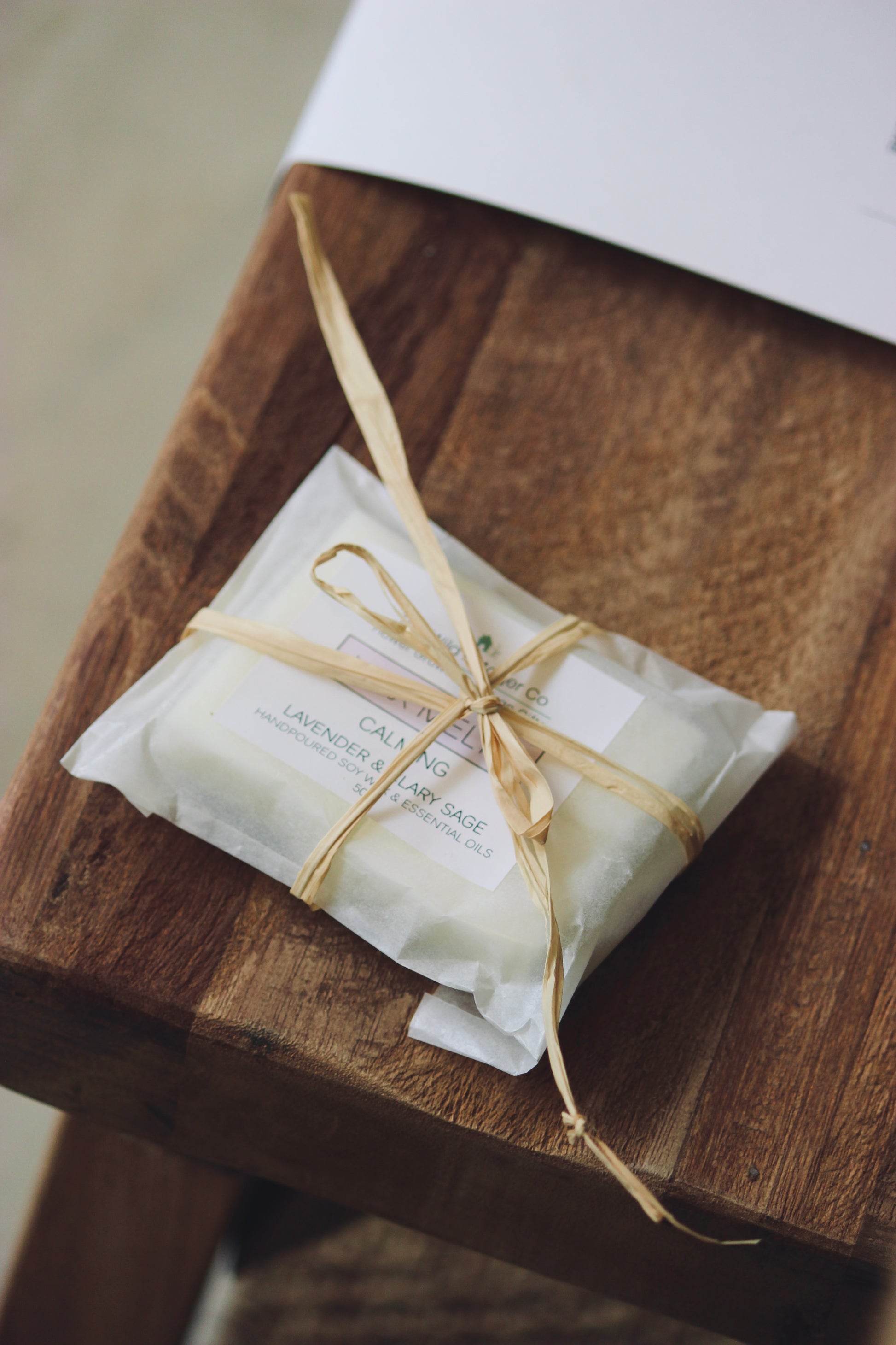Hand-poured botanical soy wax melts, made with essential oils. Made in the UK, by The Wild Potager Co. Choose from three beautiful calming, cleansing and relaxing scents 