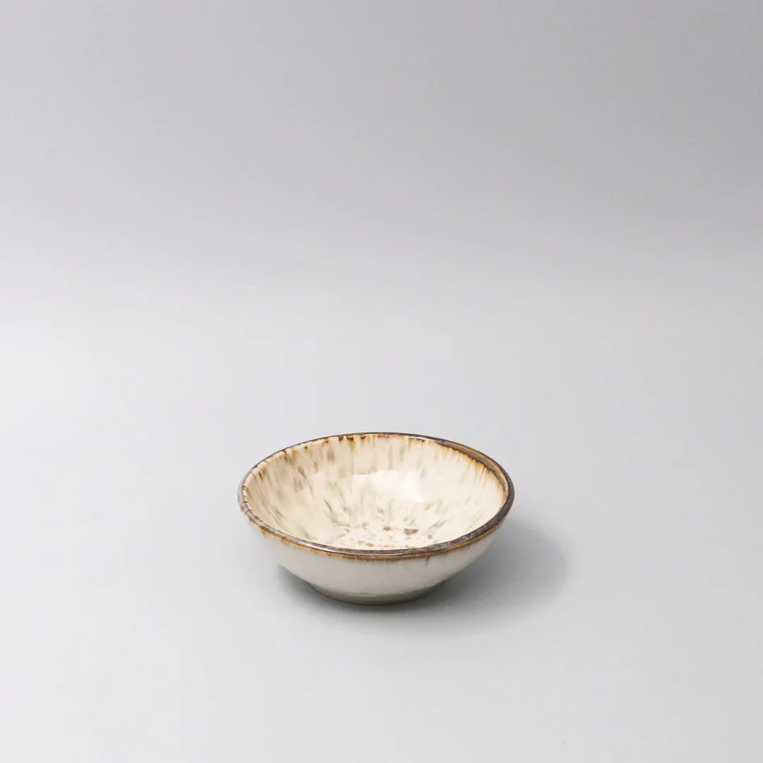 Ivory Pearl Small shallow Bowl 13cm - Made In Japan