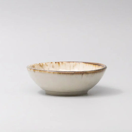 Ivory Pearl Small shallow Bowl 13cm - Made In Japan