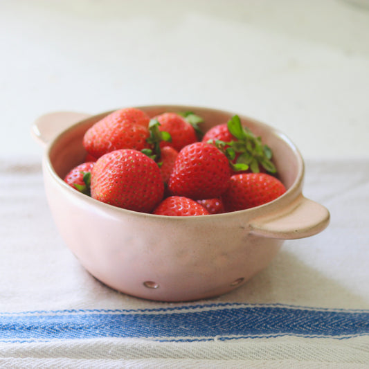 Ceramic Berry Bowl - Pink