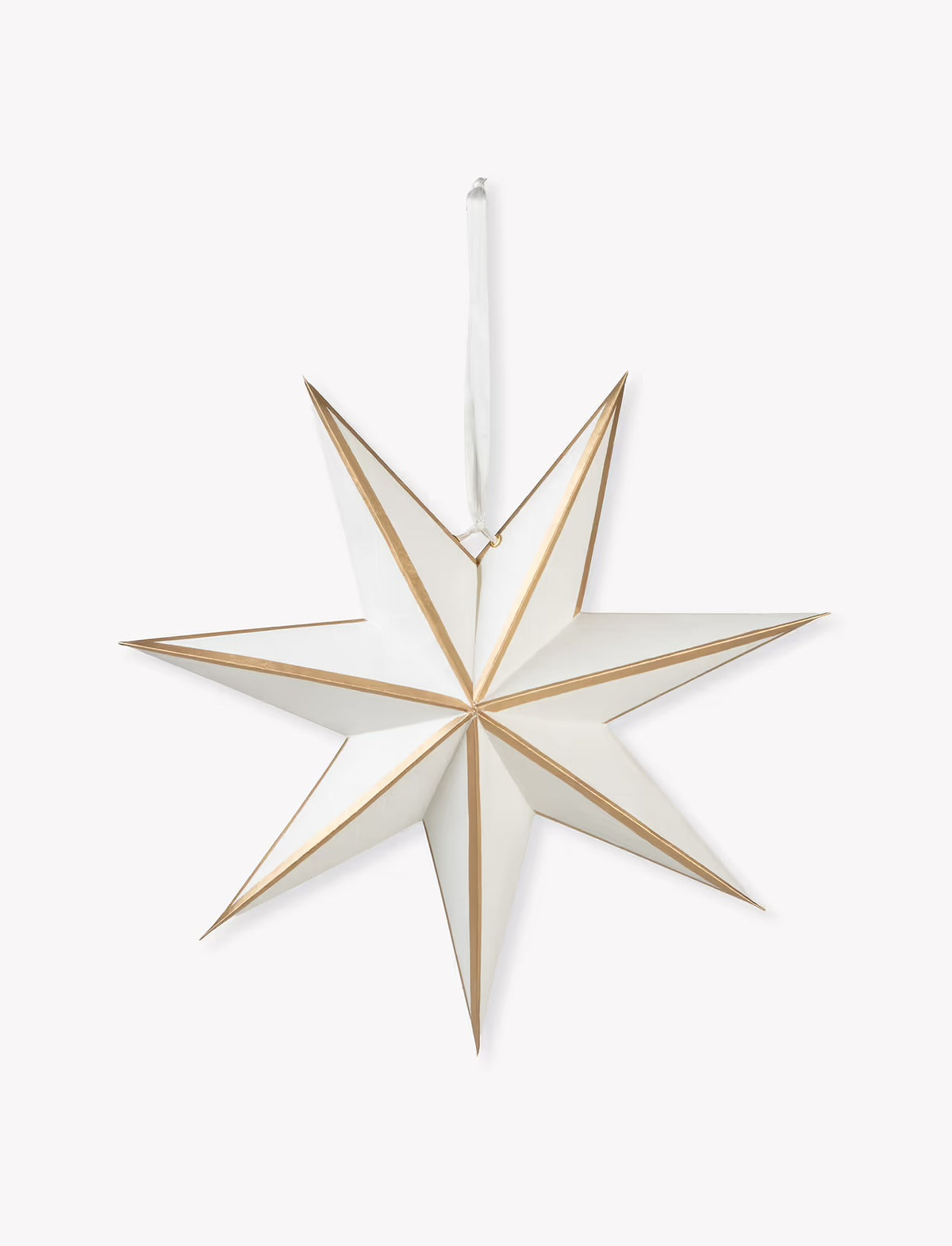 Christmas Star - Gold  (Made from up-cycled cotton paper)