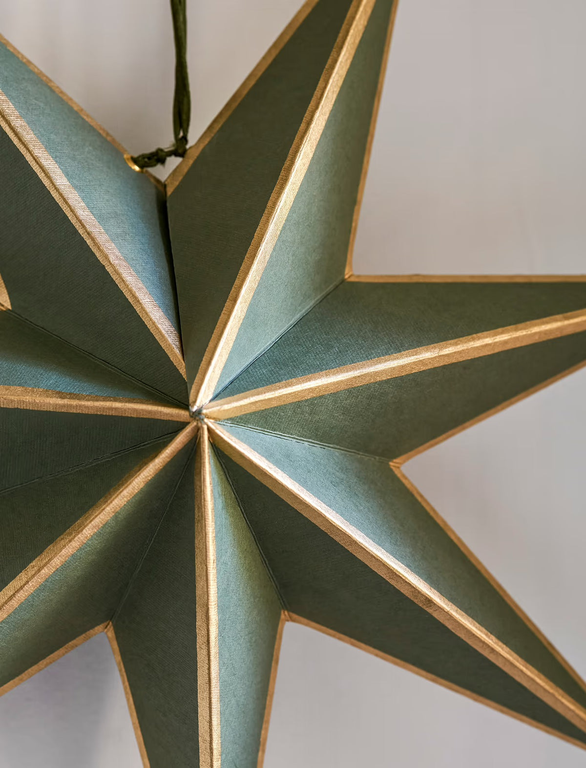 Christmas Star - Gold  (Made from up-cycled cotton paper)