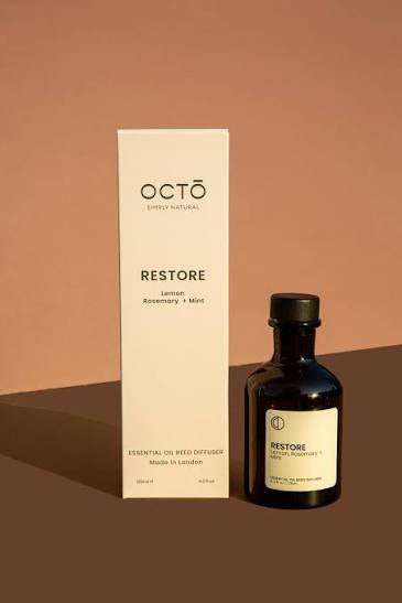 OCTO Restore (Lemon + Rosemary + Mint) Reed Diffuser