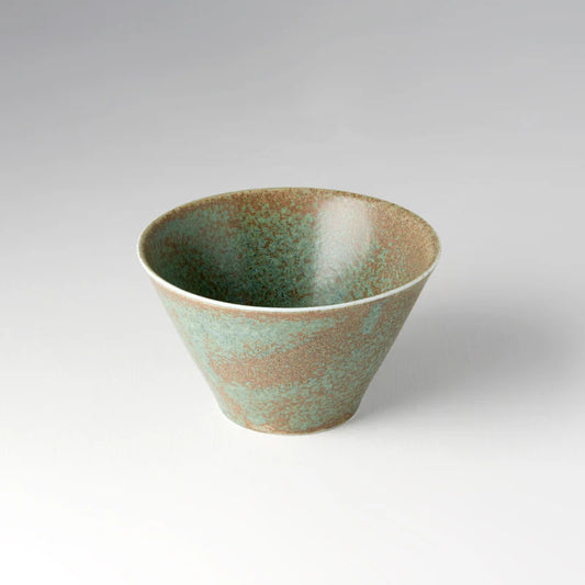 Green Fade Fluted Bowl 13cm