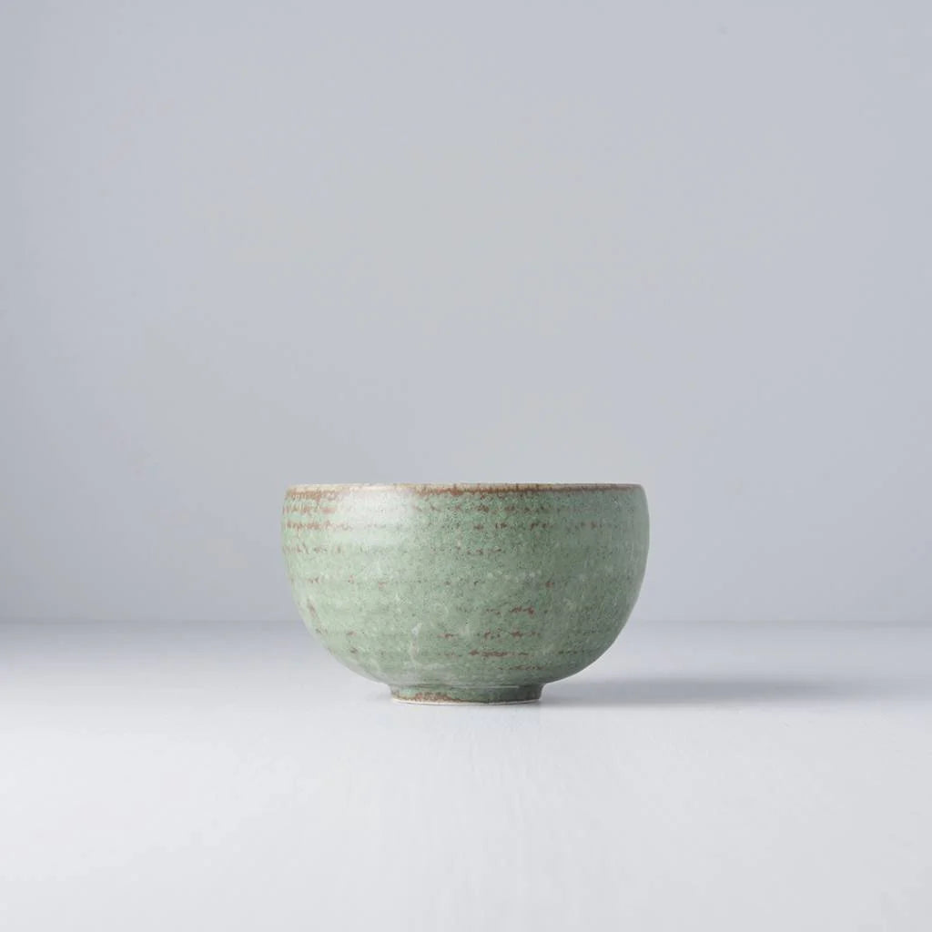 Green Fade U-shaped Bowl - Made in Japan
