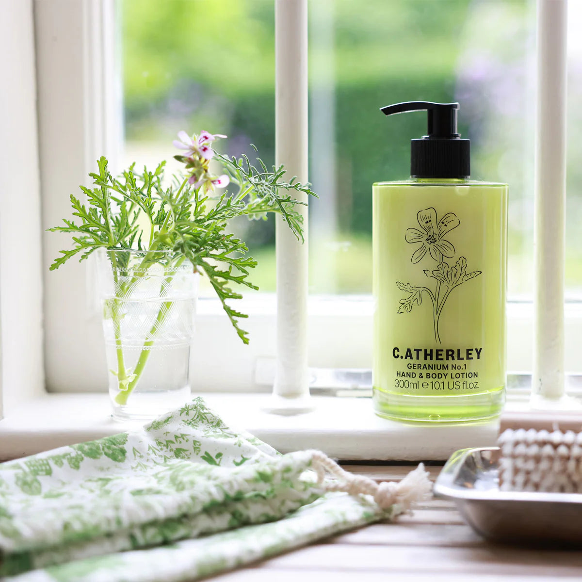 C.Atherley Geranium No.1 Hand & Body Lotion - 300ml