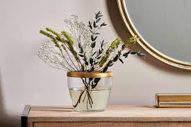 Nkuku Glass Vase with Lid