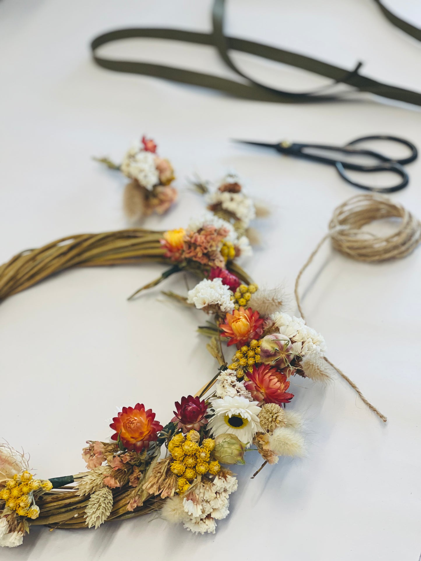 Circling the Seasons: Dried Flower Wreath Making Workshop