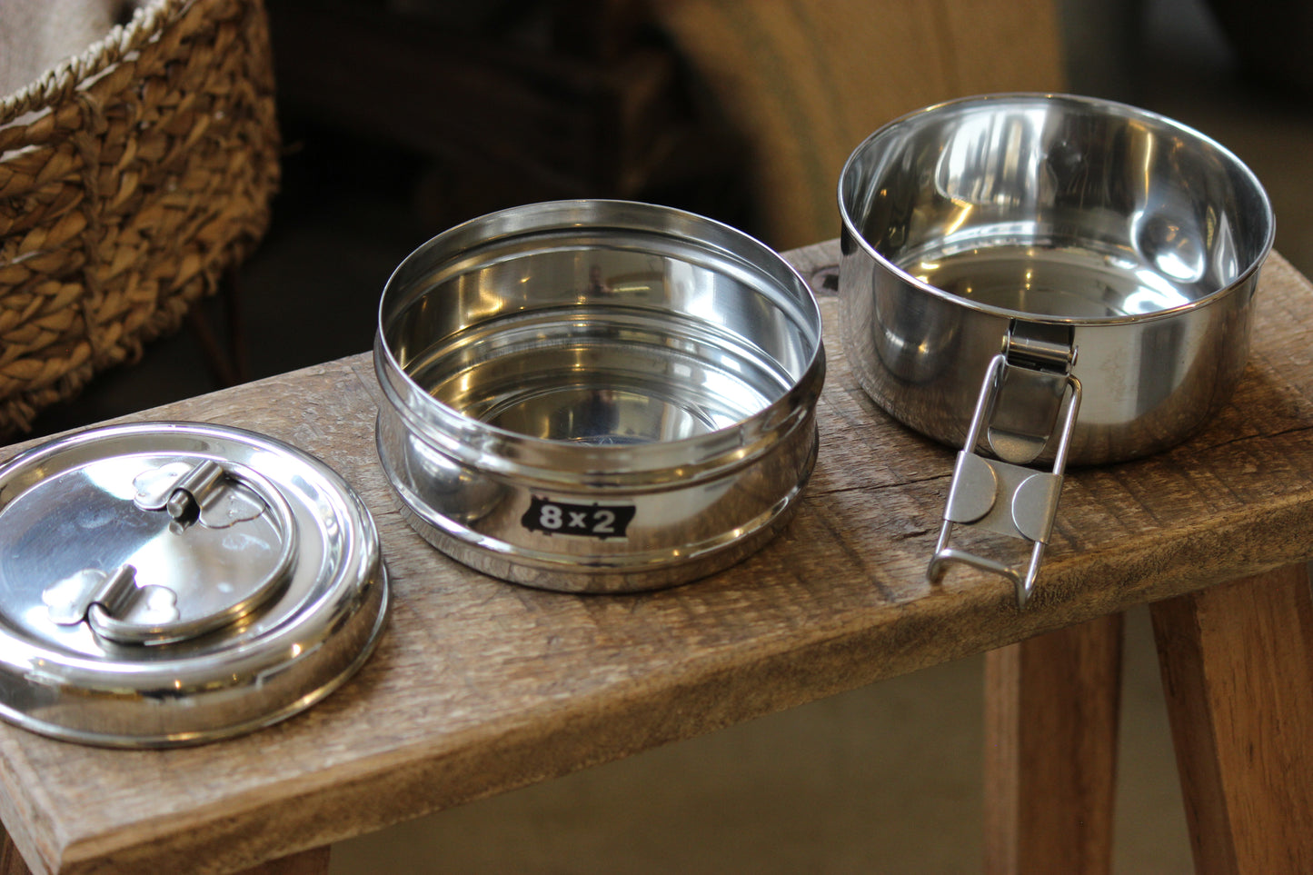 Round Stainless Lunchbox