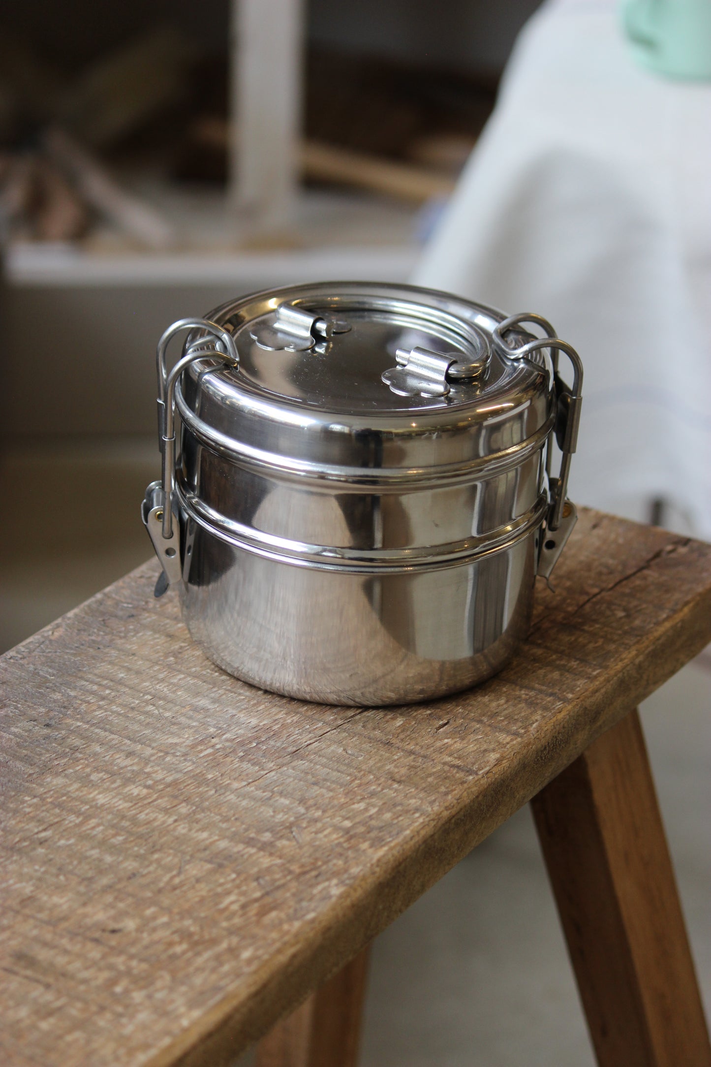 Round Stainless Lunchbox