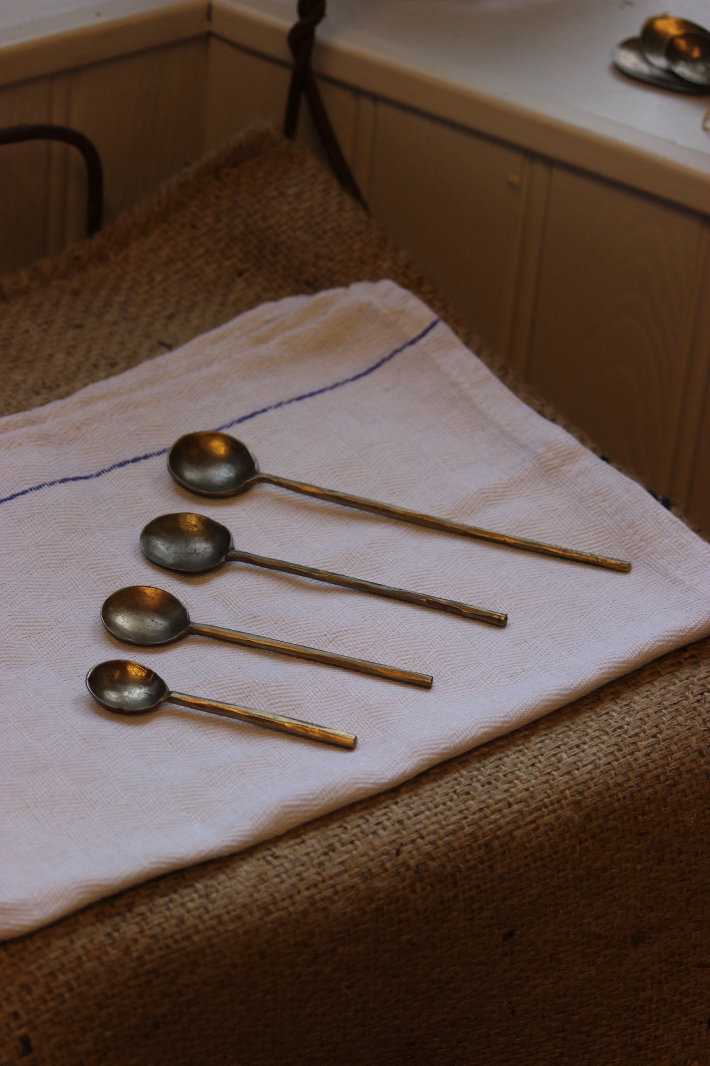 Set of Antique Finished Spoons