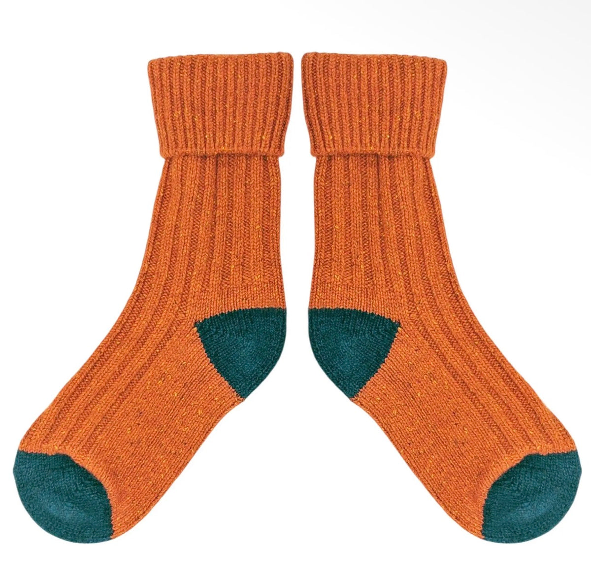 Unisex Recycled Silk Blend Ribbed Socks