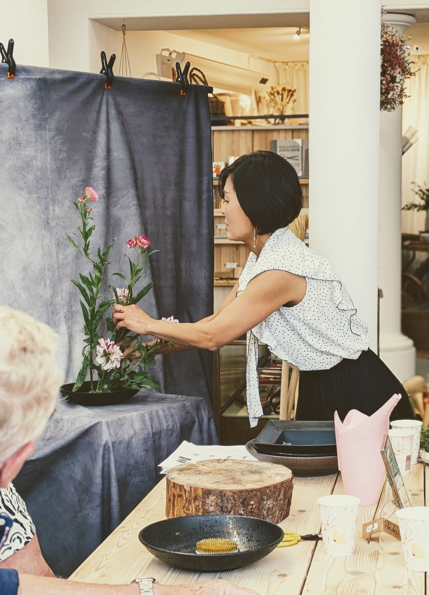 Ohara Ikebana Workshop at The Country Crib, Sherborne