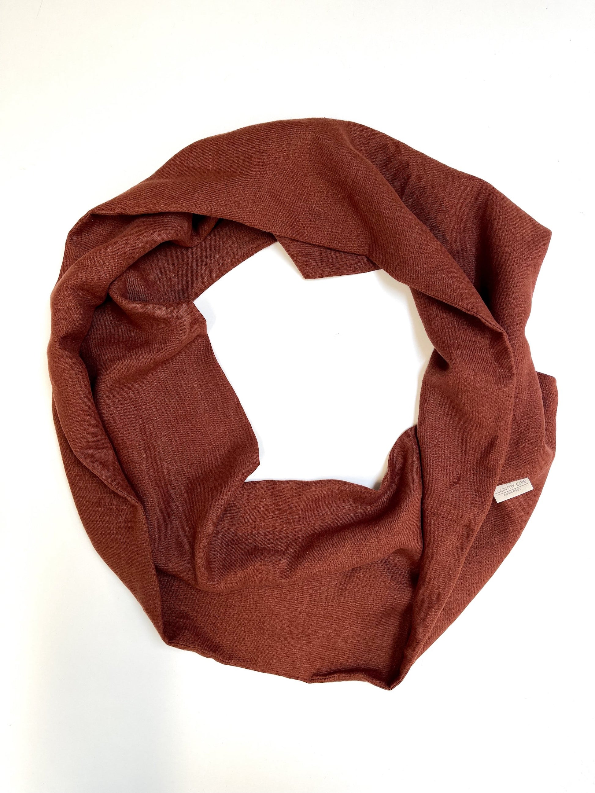 A unisex scarf for all seasons. Long enough to wrap around twice. Handcrafted in our studio using premium linen.