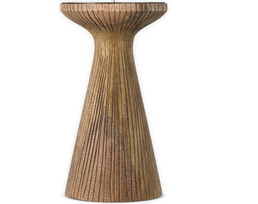 Omari Mango Wood Candle Stick