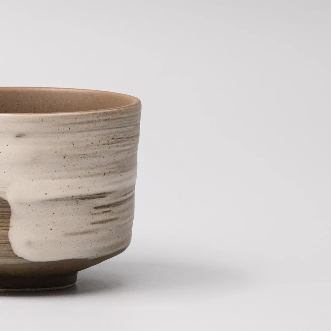 Matcha Tea Bowl Swept Earth 400ml - Made in Japan
