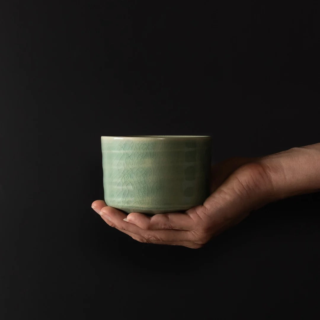 Matcha Tea Bowl Celadon 400ml - Made in Japan