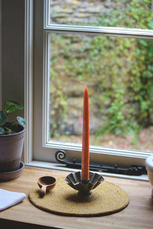 Matu Candle Holder - Antique Patina