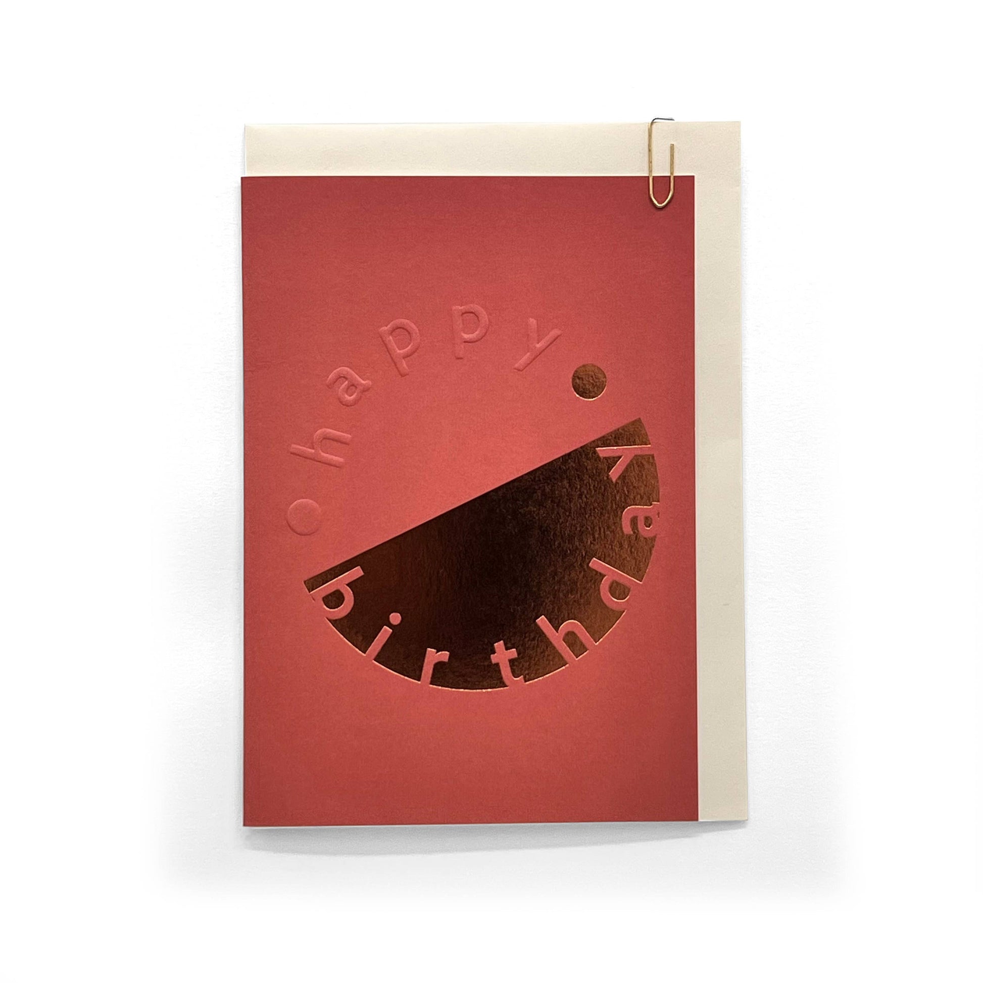 Celebrate a special birthday with this Moon Foiled Embossed Greeting Card, printed on sturdy 350gsm board. The inside is left blank for your personal message. It comes with an ivory envelope and is protected in a biodegradable, compostable cellophane sleeve. Crafted with care in the U.K., this card measures 10.5cm by 15cm, making it a thoughtful and eco-friendly choice.