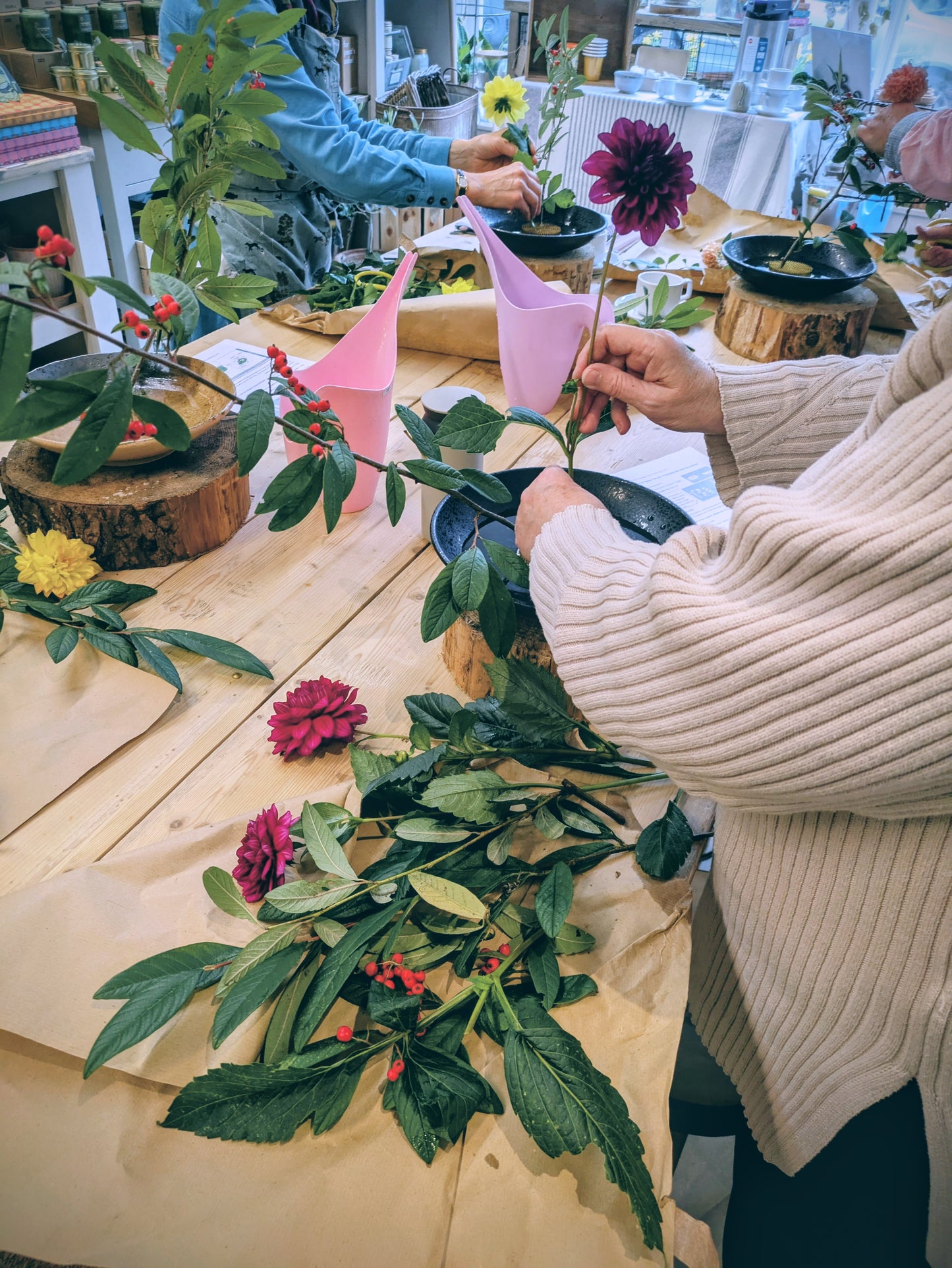 Ohara Ikebana Workshop at No.7 by The Country Crib, Sherborne