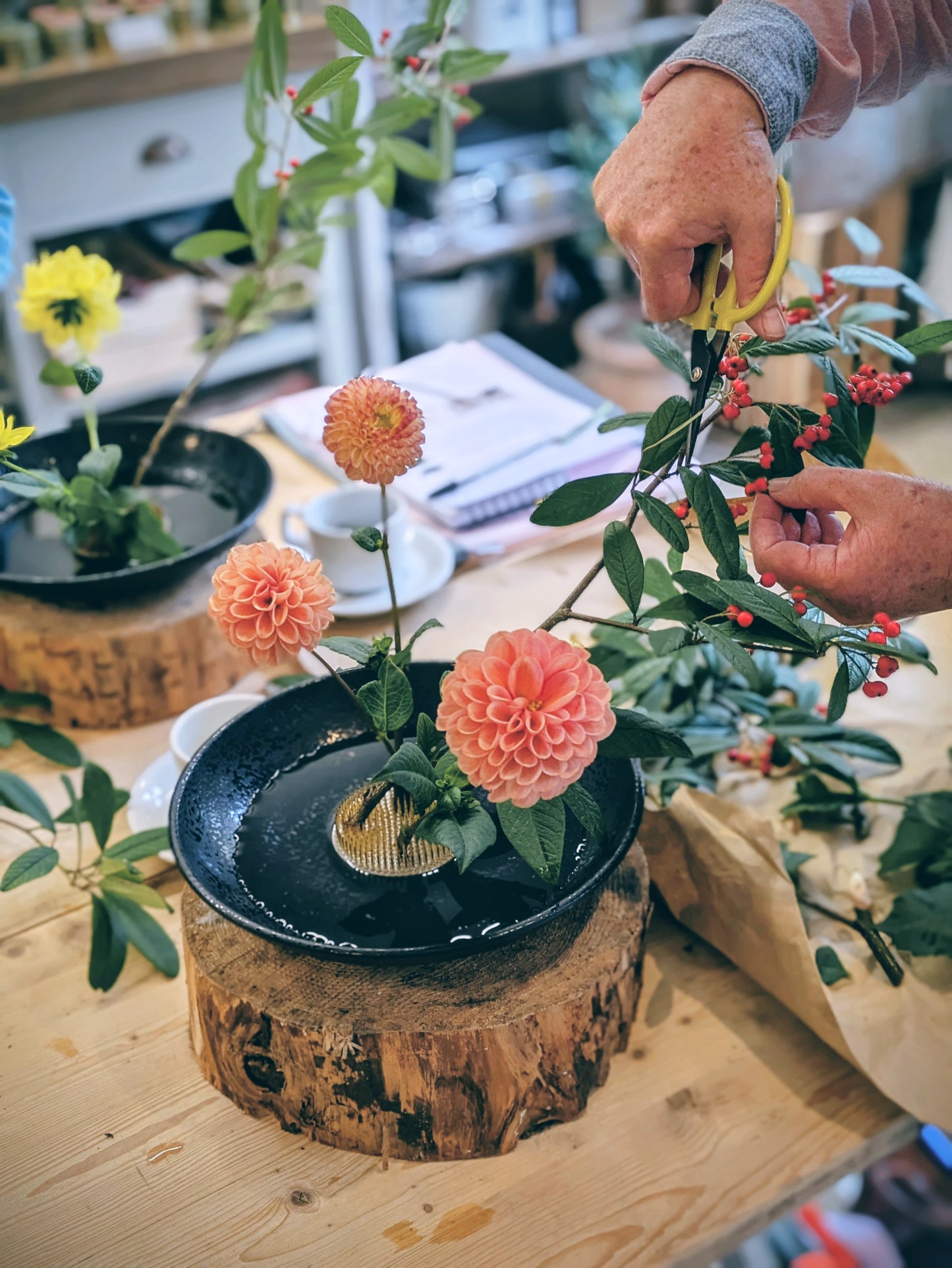 Ohara Ikebana Workshop at No.7 by The Country Crib, Sherborne