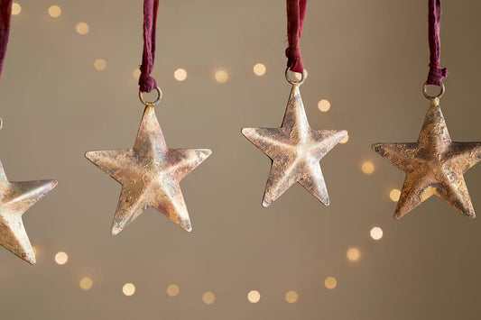 nkuku Rohani Star Baubles Set of Four