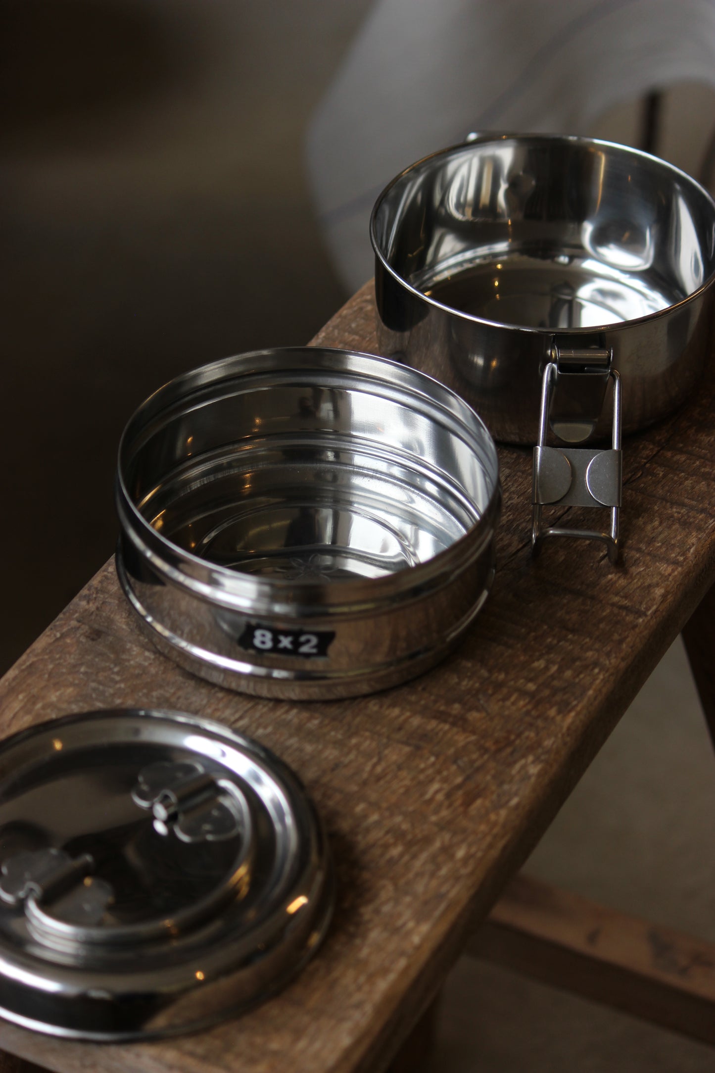 Round Stainless Lunchbox